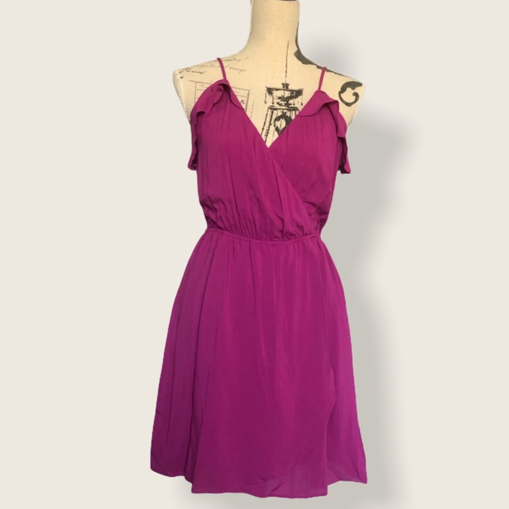 BCBGeneration | berry spaghetti strap dress NWT - image 1